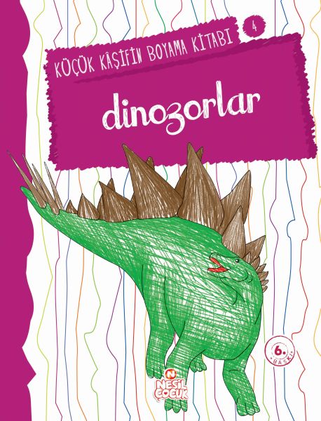 Küçük Kaşifin Boyama Kitabı Serisi 04  Dinozorlar