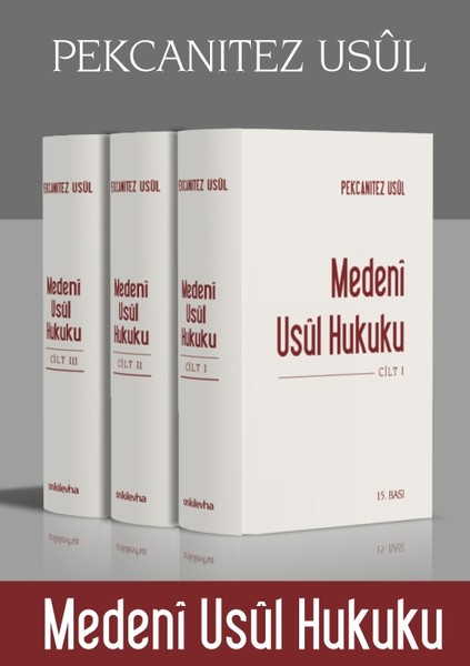 Pekcanıtez UsülMedeni Usül Hukuku3 Cilt Takım