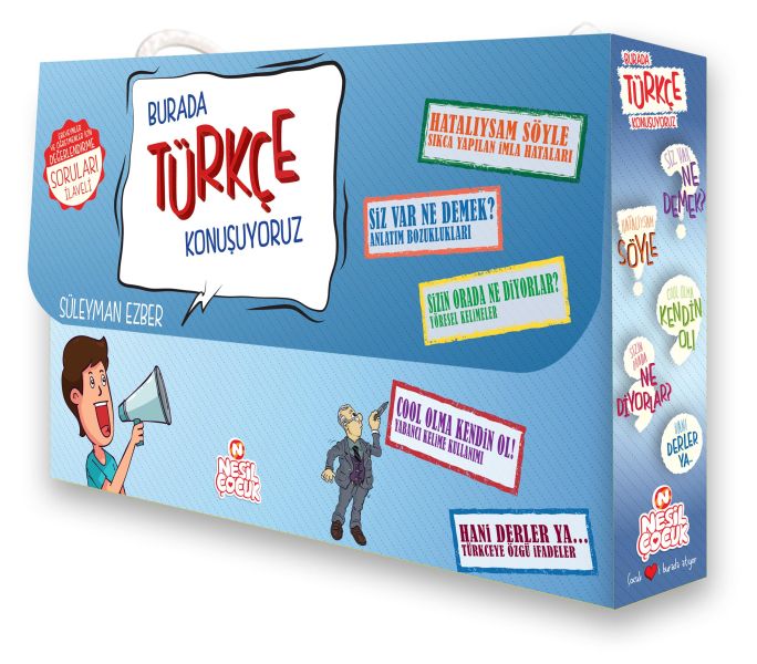 Burada Türkçe Konuşuyoruz Seti  5 Kitap