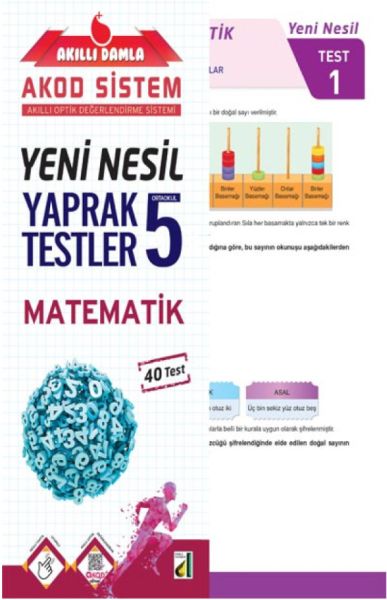 Akıllı Damla Matematik Yeni Nesil Yaprak Testler5 Sınıf