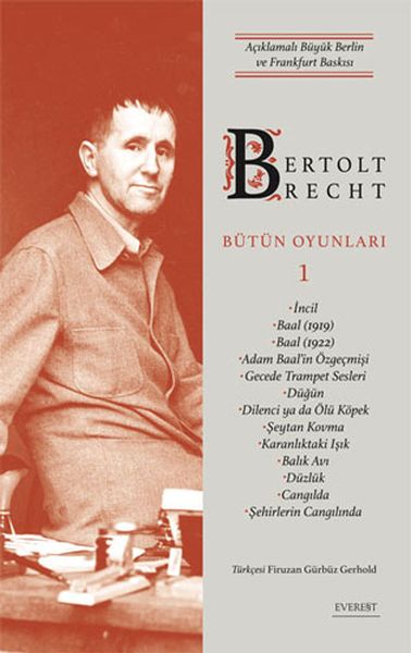 Bertolt Brecht Bütün Oyunları 1 Ciltli