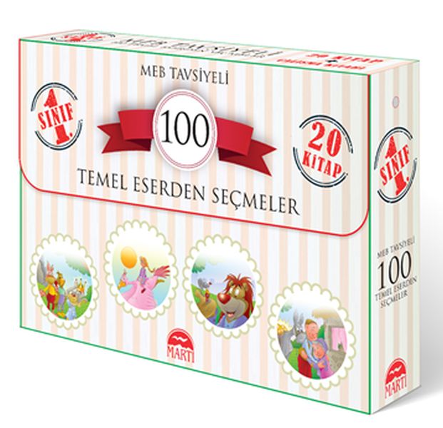 1 Sınıf MEB Tavsiyeli 100 Temel Eserden Seçmeler 20 Kitap Takım