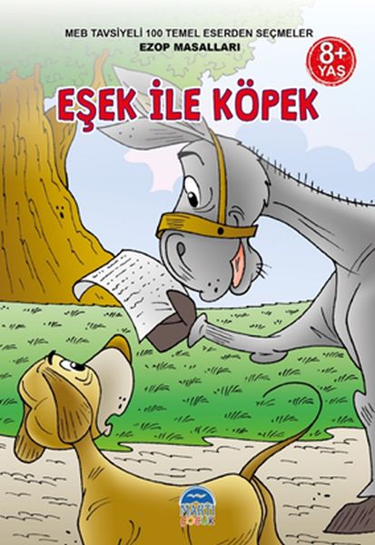 3 Sınıf 100 Temel Eserden Seçmeler Set 2  Eşek ile Köpek  Ezop Masalları