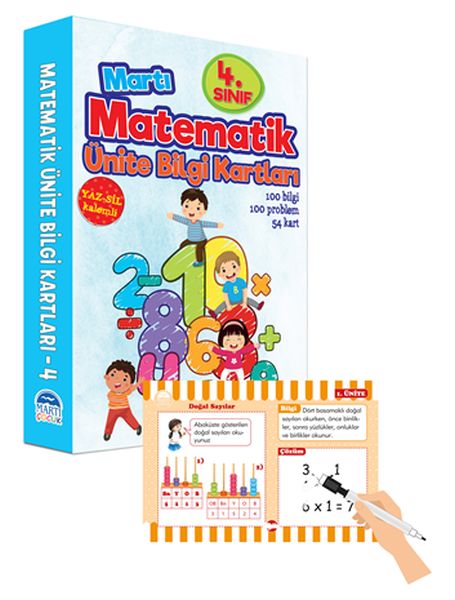 Martı 4Matematik Ünite Bilgi Kartları