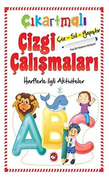 Çıkartmalı Çizgi Çalışmaları  Harflerle İlgili Aktiviteler