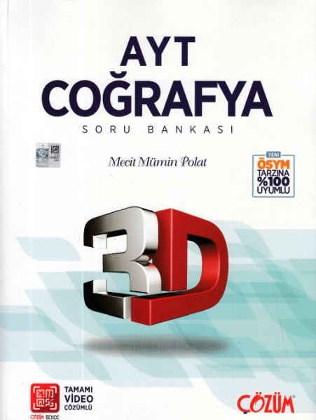 3D Yayınları AYT Coğrafya Soru Bankası