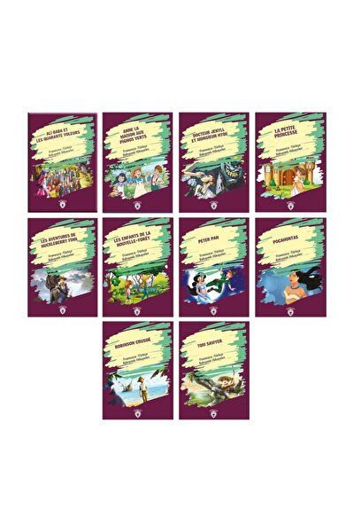 Fransızca  Türkçe Karşılıklı Hikayeler 10 Kitap