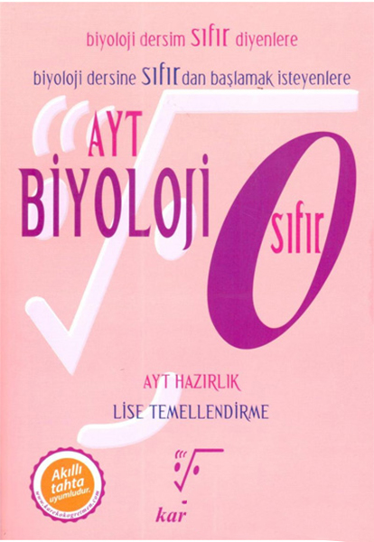 Karekök AYT Biyoloji Sıfır Yeni
