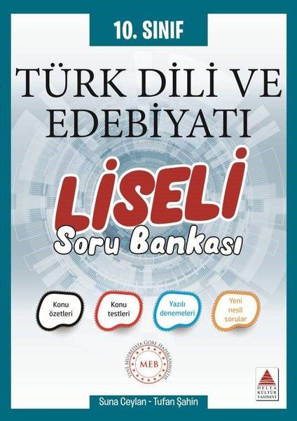 Delta 10 Sınıf Türk Dili ve Edebiyatı Liseli Soru Bankası Yeni
