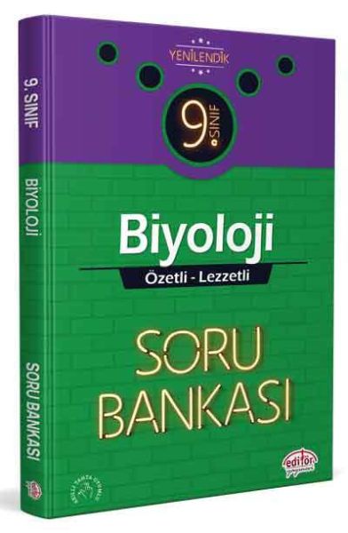 Editör 9 Sınıf Biyoloji Özel Lezzetli Soru Bankası YENİ