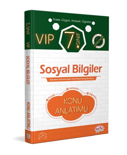 Editör 7 Sınıf Vıp Sosyal Bilgiler Konu Anlatımlı