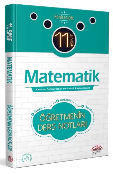 Editör 11Sınıf Matematik Öğretmenin Ders Notları