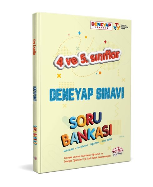 Editör 4 ve 5 Sınıflar Deneyap Sınavı Soru Bankası