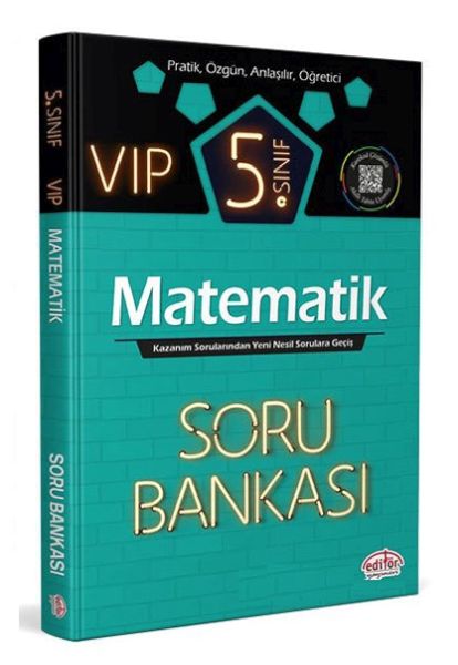 Editör 5 Sınıf VIP Matematik Soru Bankası