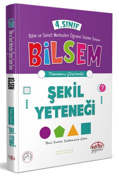 Editör 4 Sınıf Bilsem Hazırlık Şekil Yeteneği Tamamı Çözümlü