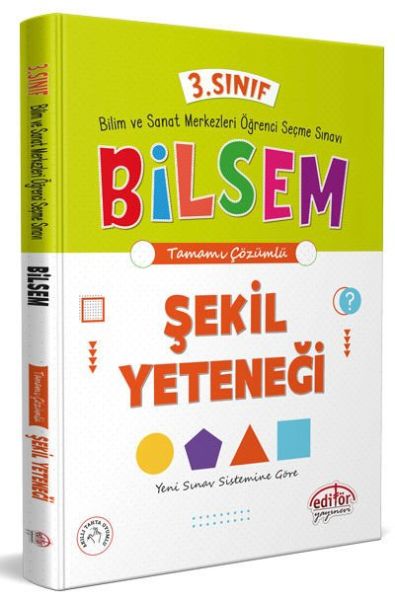 Editör 3 Sınıf Bilsem Hazırlık Şekil Yeteneği Tamamı Çözümlü