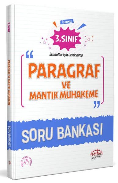 Editör 3 Sınıf Paragraf ve Mantık Muhakeme Soru Bankası