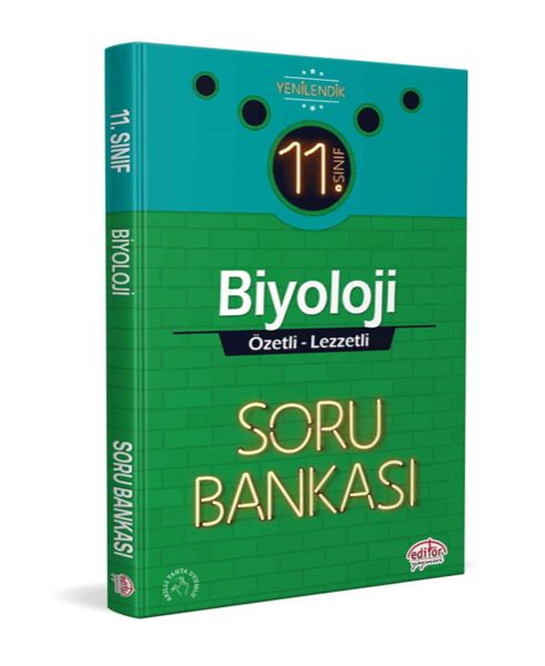 Editör 11 Sınıf Biyoloji Özetli Lezzetli Soru Bankası YENİ