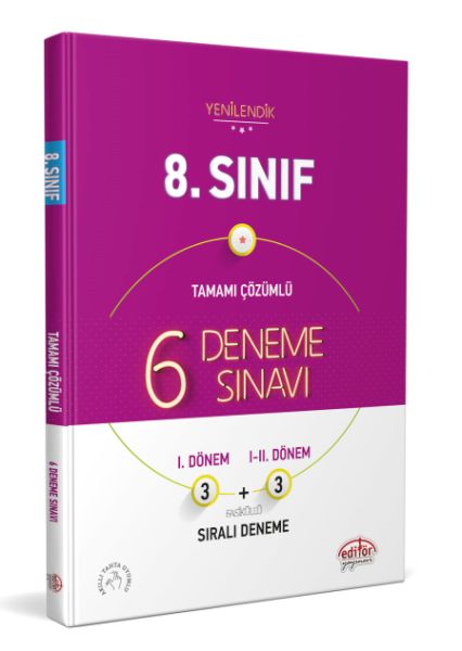 8 Sınıf Tamamı Çözümlü 6 Deneme Sınavı Fasiküllü