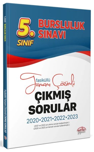 Editör 5Sınıf İokbs Bursluluk Sınavı Tamamı Çözümlü Çıkmış Sorular