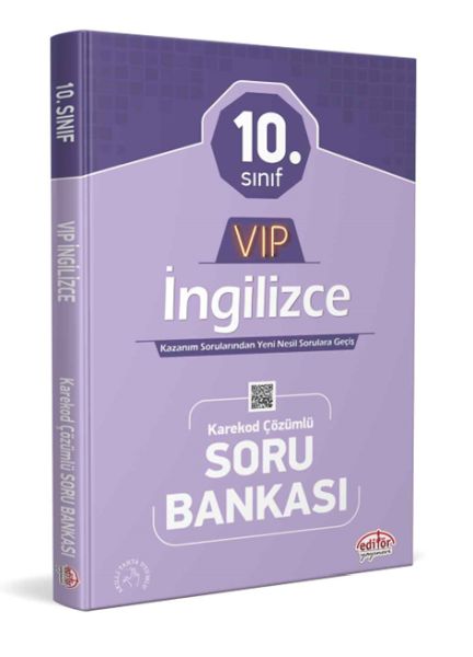 Editör 10 Sınıf İngilizce Çözümlü Soru Bankası