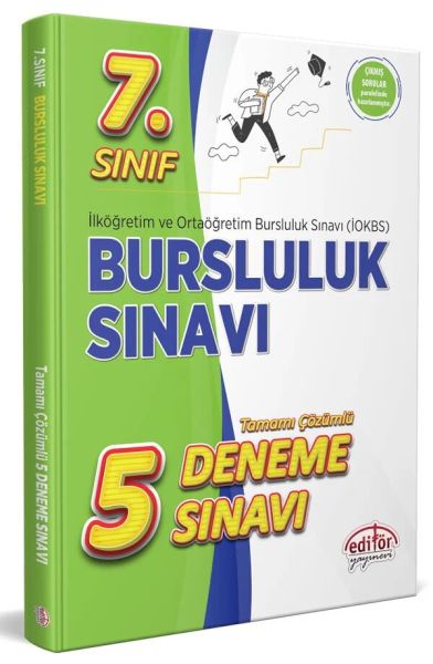 Editör 7Sınıf İokbs Bursluluk Sınavı Tamamı Çözümlü 5 Deneme Sınavı