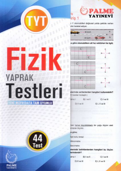 Palme TYT Fizik Yaprak Testleri Yeni