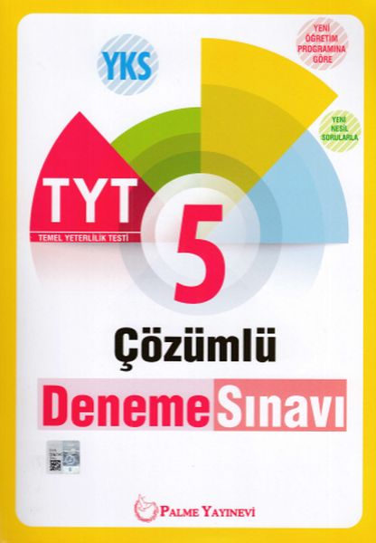 Palme YKS  TYT 5 Çözümlü Deneme Sınavi Yeni