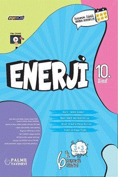Palme 10Sınıf Enerji 6 lı Deneme Sınavı