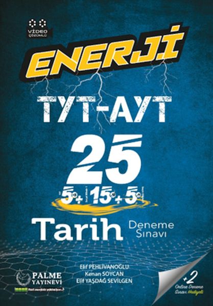 Palme Enerji TytAyt Tarih 25 Deneme Sınavı