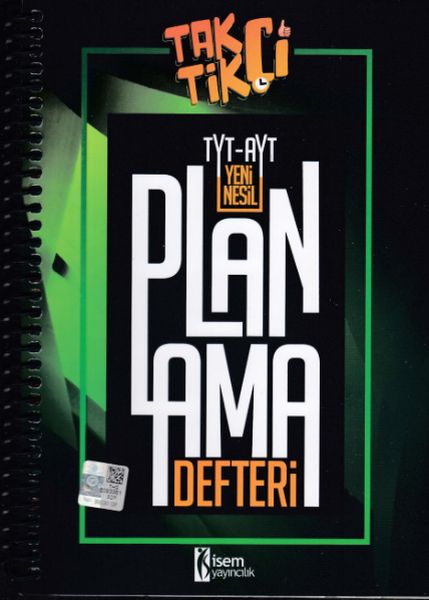 İsem 2021 TYT AYT Taktikçi Yeni Nesil Planlama Defteri