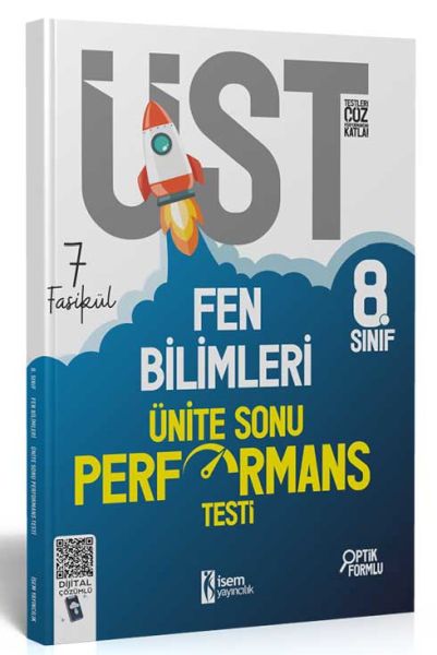 İsem Yayıncılık 2023 8 Sınıf LGS Fen Bilimleri 7 Fasikül Ünite Sonu Performans Testi