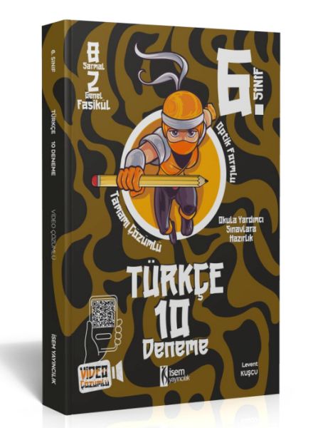İsem Yayıncılık 2023 6 Sınıf Türkçe 10 Deneme