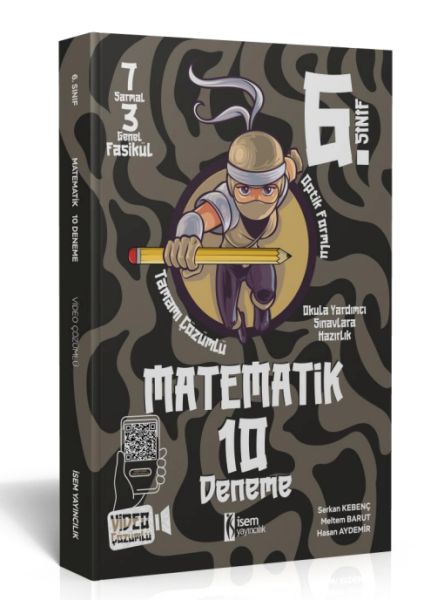 İsem Yayıncılık 2023 6 Sınıf Matematik 10 Deneme