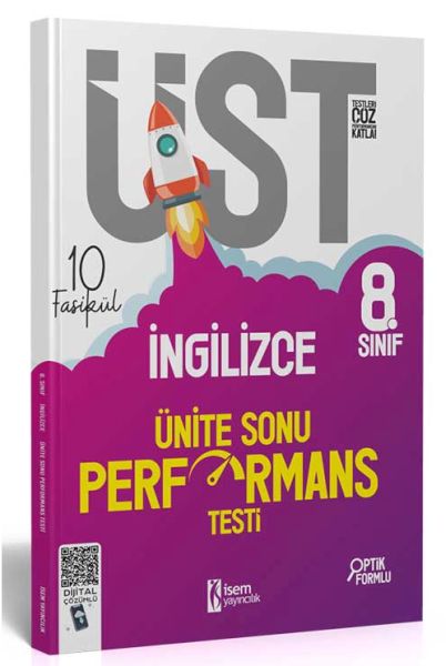 İsem Yayıncılık 2023 8 Sınıf LGS İngilizce 10 Fasikül Ünite Sonu Performans Testi