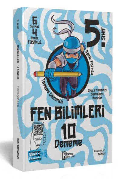 İsem Yayıncılık 2023 5 Sınıf Fen Bilimleri 10  Deneme