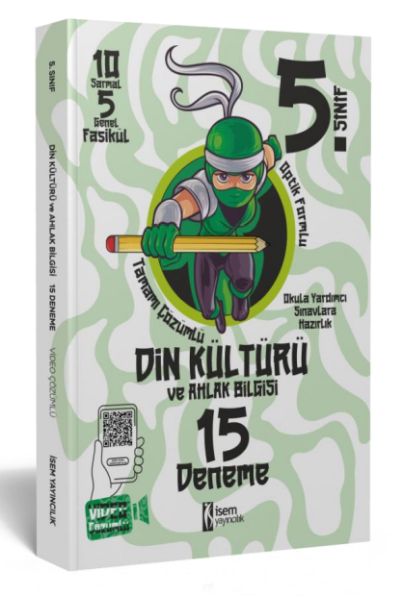 İsem Yayıncılık 2023 5 Sınıf Din Kültürü ve Ahlak Bilgisi 15  Deneme