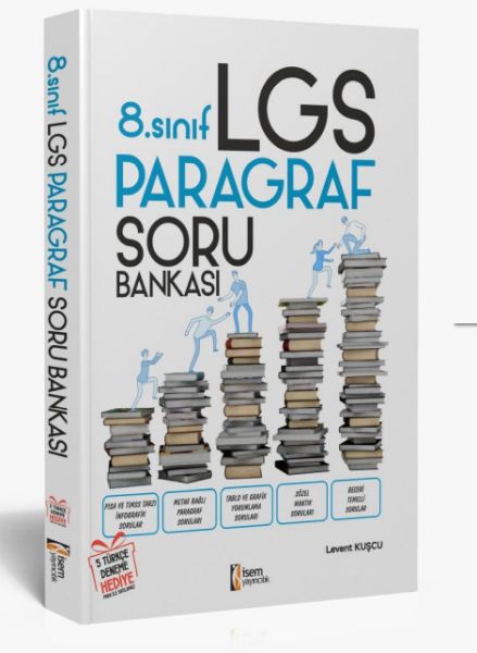 İsem Yayıncılık 2023 İsem Lgs 8 Sınıf Paragraf Soru Bankası +5 Deneme