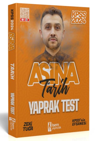 İsem Yayıncılık 2024 Kpss Aşina Tarih ÇekKopart Yaprak Test