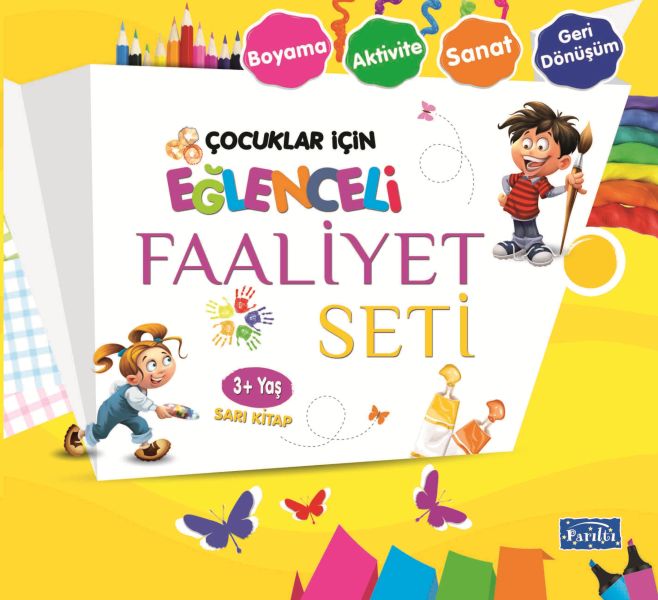 Eğlenceli Faaliyet Seti  Sarı Kitap  3+ Yaş