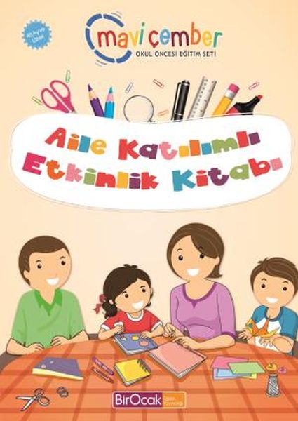 Aile Katılımlı Etkinlik Kitabı  Mavi Çember 48 Ay ve Üzeri