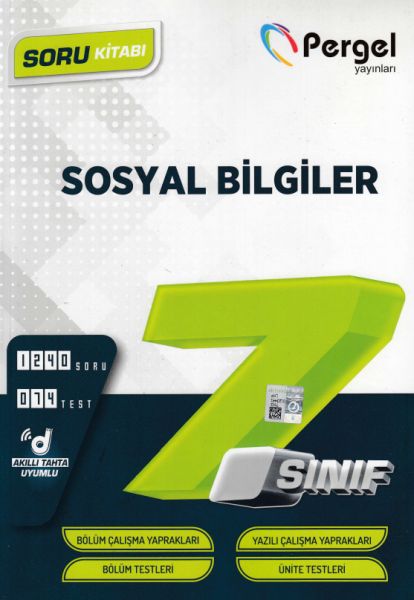 Pergel 7 Sınıf Sosyal Bilgiler Soru Kitabı Yeni