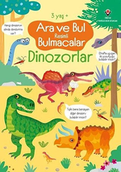 Ara ve Bul Resimli Bulmacalar  Dinozorlar