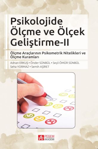 Psikolojide Ölçme ve Ölçek Geliştirme  2