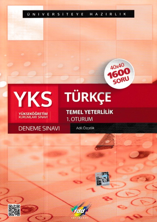 FDD TYT Türkçe 40x40 Deneme Yeni