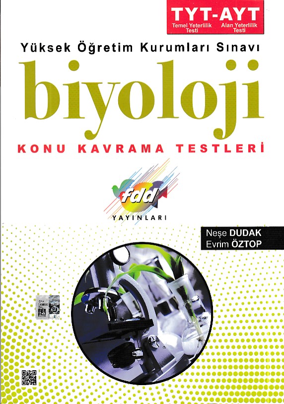 FDD TYTAYT Biyoloji Konu Kavrama Testleri