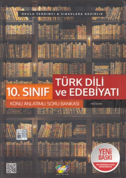 FDD 10 Sınıf Türk Dili ve Edebiyatı Konu Anlatımlı Soru Bankası Yeni