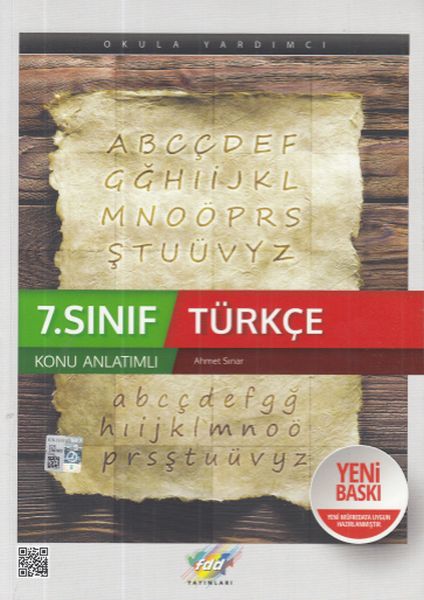 FDD 7 Sınıf Türkçe Konu Anlatımı Yeni