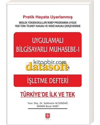 Uygulamalı Bilgisayarlı Muhasebe 1  İşletme Defteri