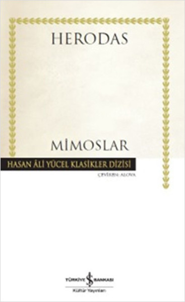 Mimoslar  Hasan Ali Yücel Klasikleri Ciltli